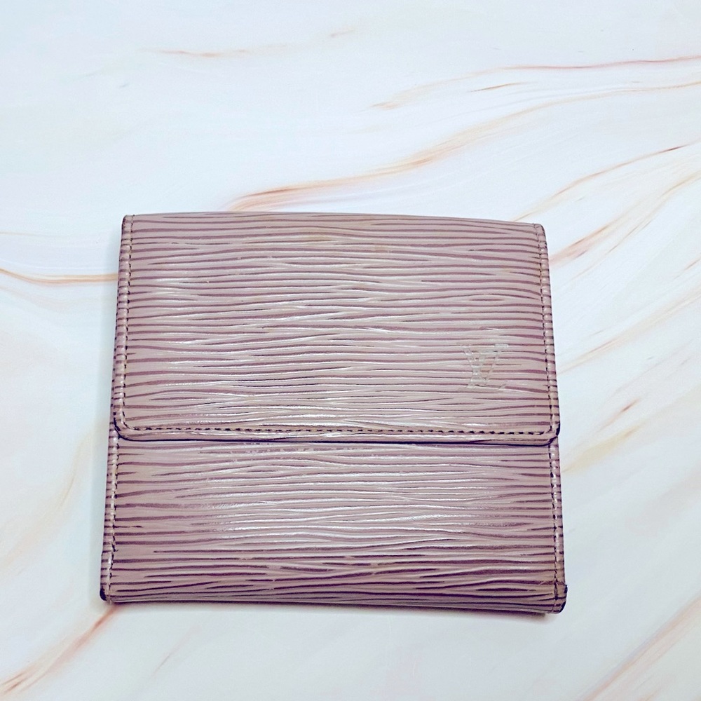 Louis Vuitton Epi Porte Monnaie Billets Cartes Credit Wallet Gray